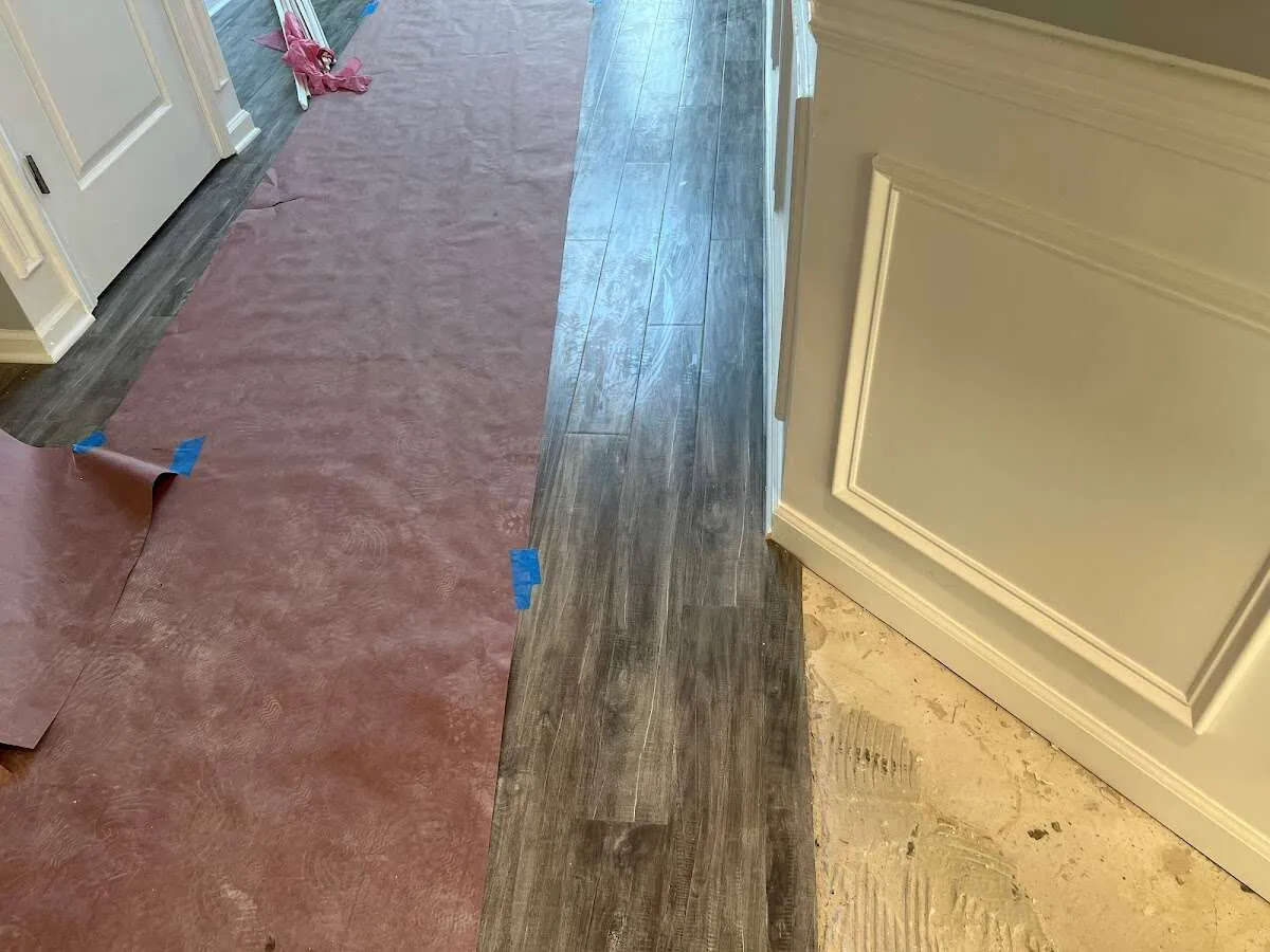 Completed marble shower restoration in Windham